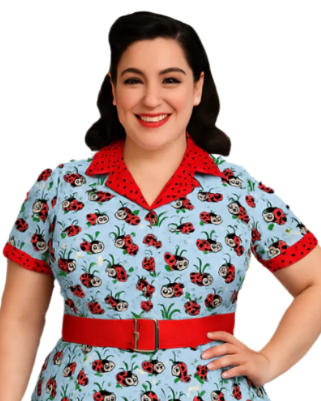 Ladybugs Full Circle Skirt