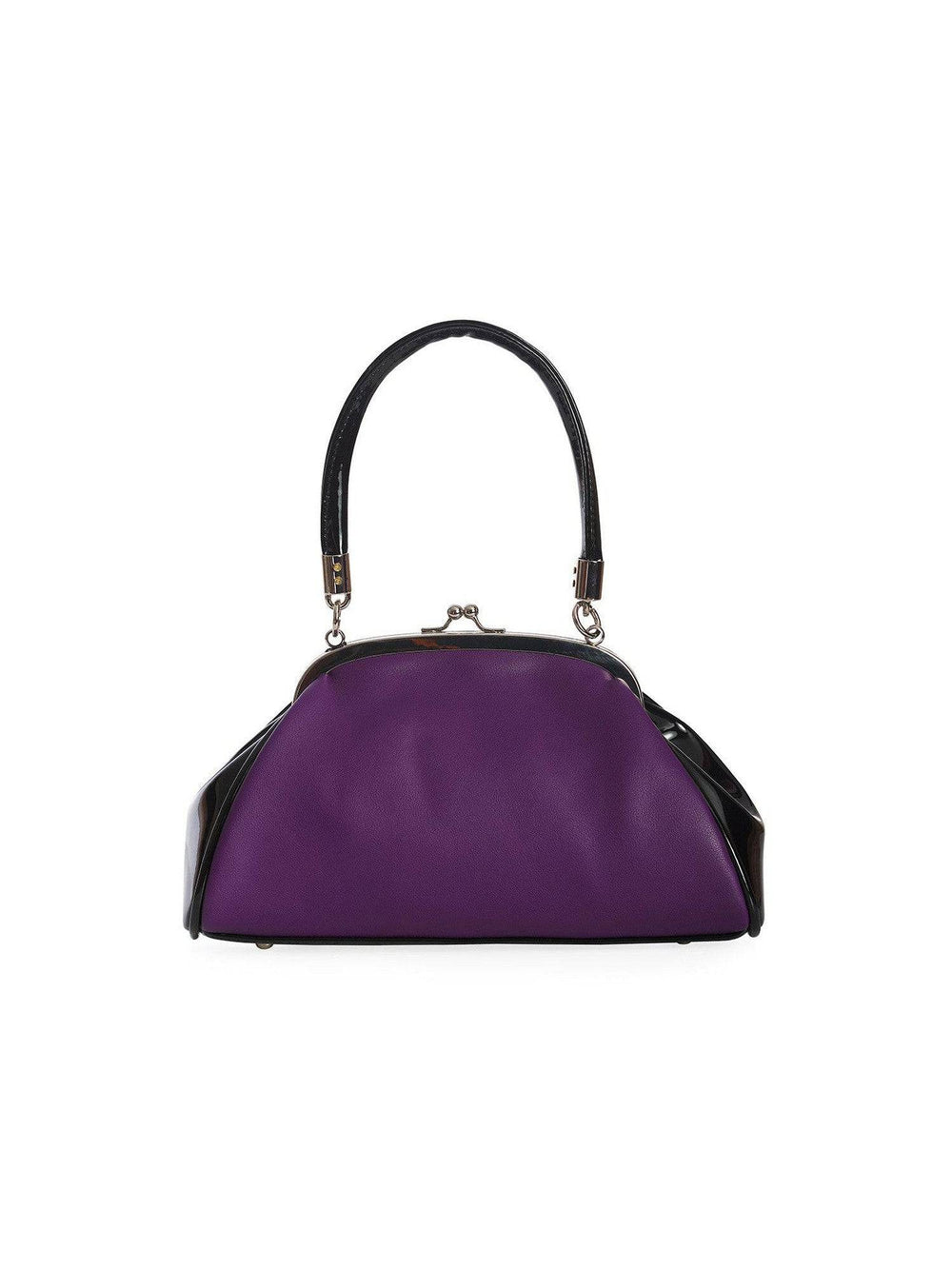 Purple Vintage Bat Bow Handbag - Poison Arrow Retro