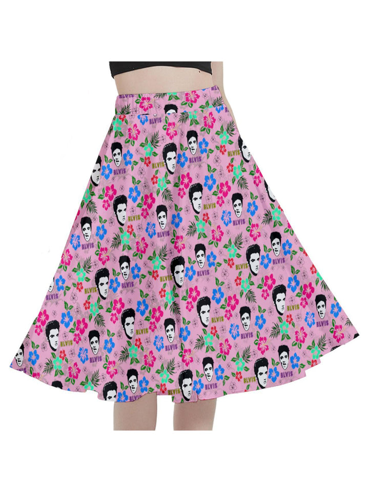 Hawaii Elvis Full Circle Skirt Various Colours