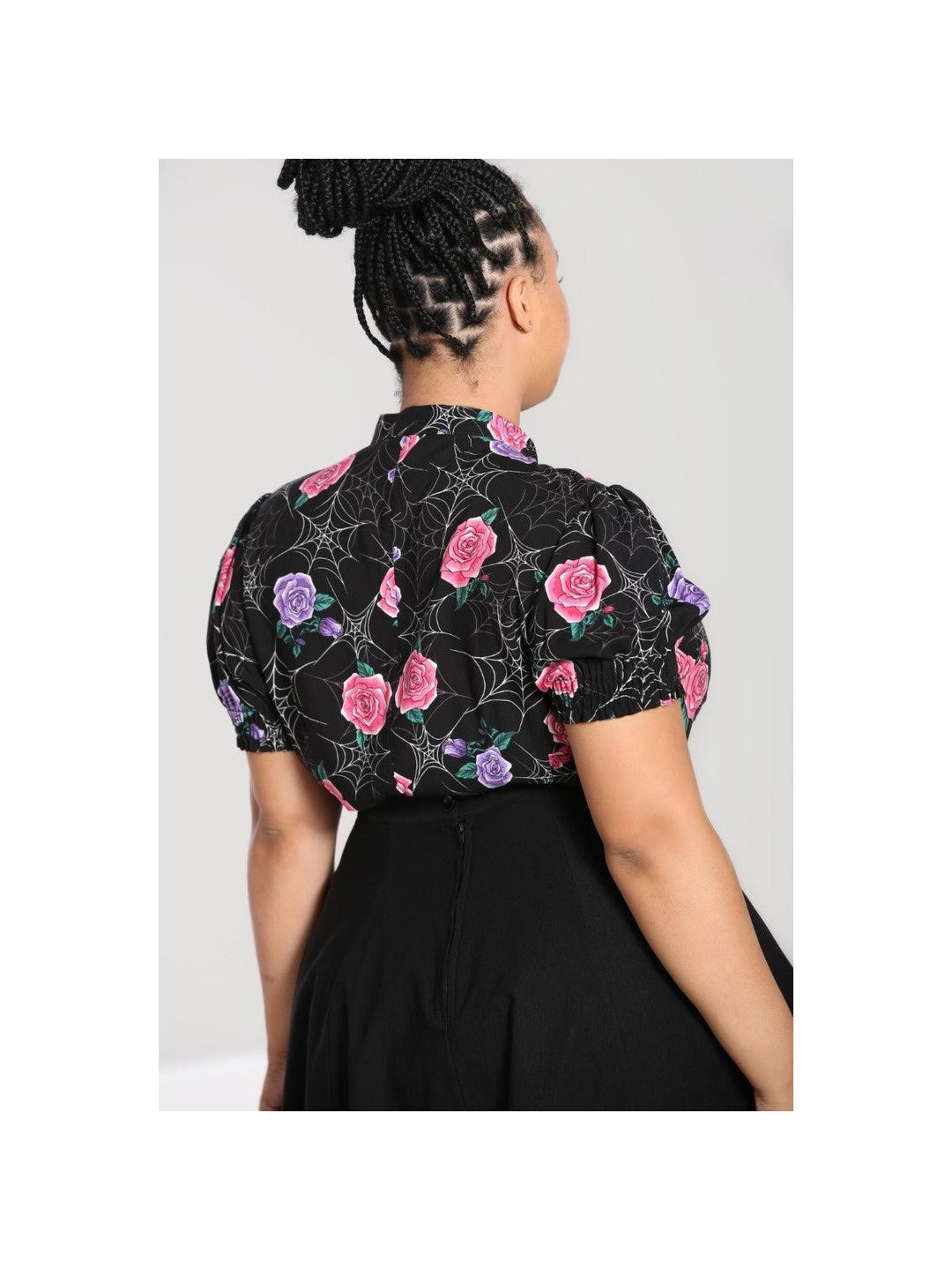 HELL BUNNY Eloise Spider Blouse