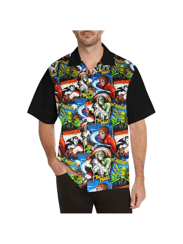 Hollywood Monsters Mens Dress Shirt