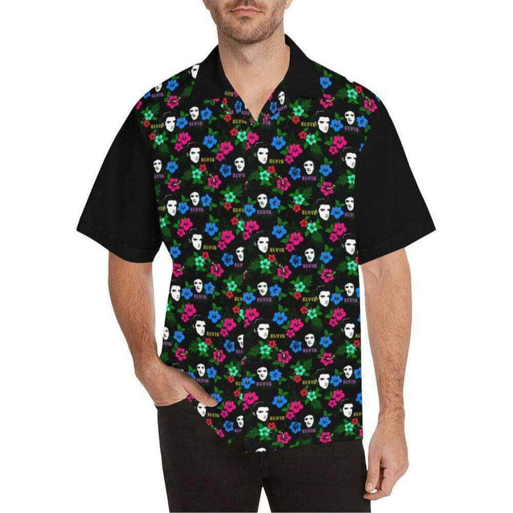 Hawaii Elvis Mens Shirts - Poison Arrow Retro