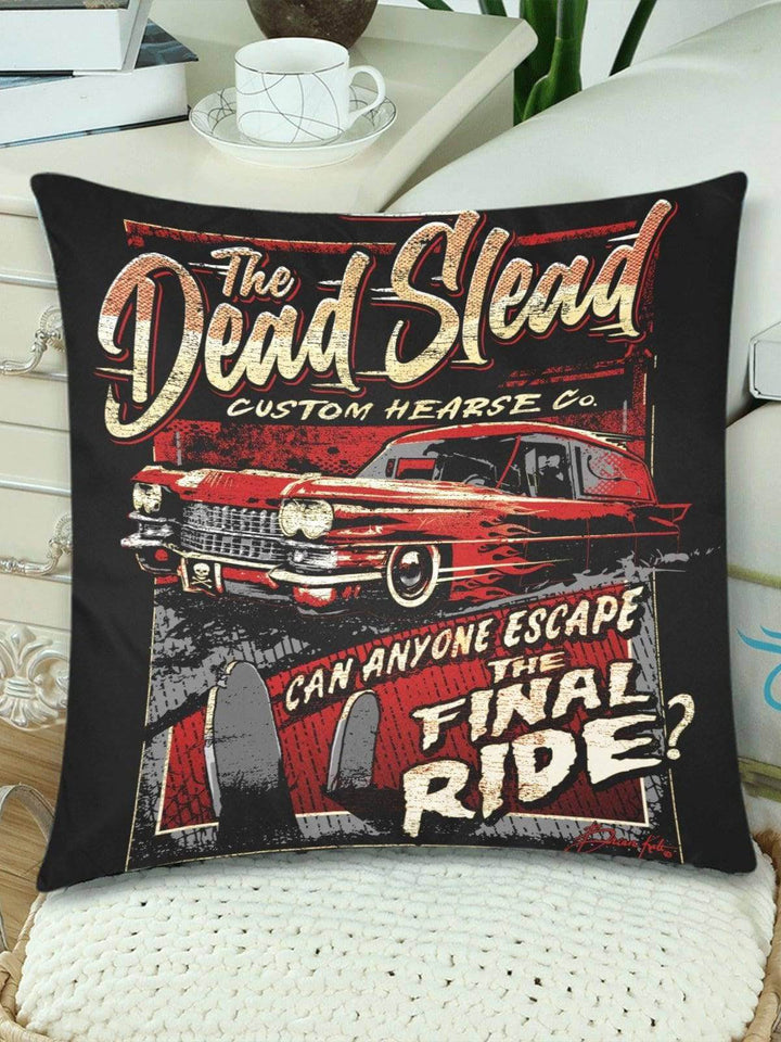 Dead Slead Throw Pillow Cover 18"x 18" (Twin Sides) (Set of 2) - Poison Arrow Retro