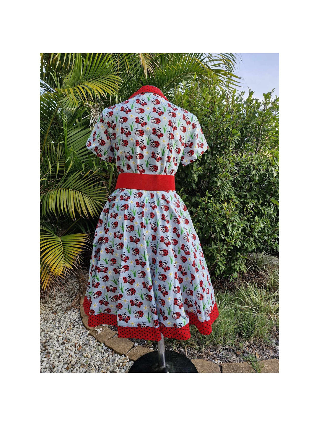 Ladybugs Full Circle Skirt
