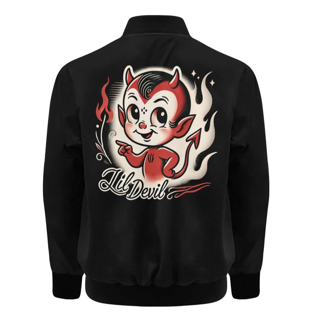 Lil Devil Kids Bomber Jacket with Pockets