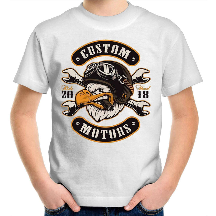 CUSTOM MOTORS Youth Crew T-Shirt 2-14 - Poison Arrow Retro