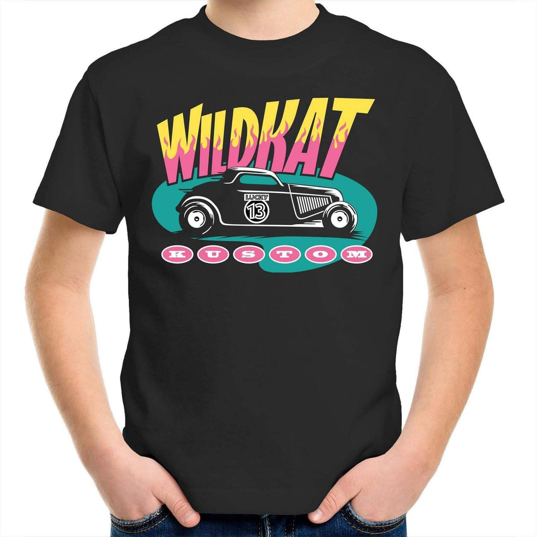 WILDKAT Kids Youth Crew T-Shirt - Poison Arrow Retro