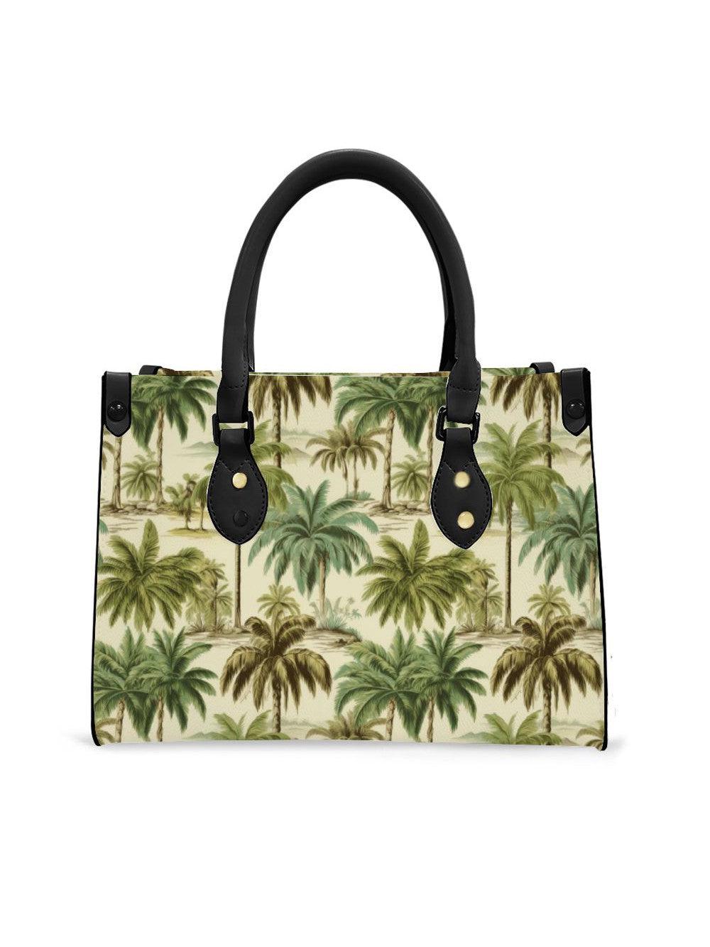 Palm Haven Vegan Leather Handbag