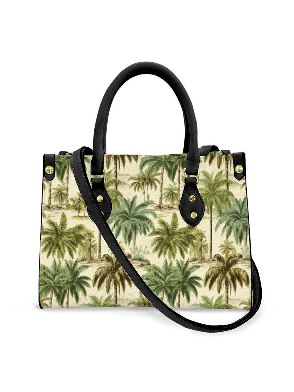 Palm Haven Vegan Leather Handbag