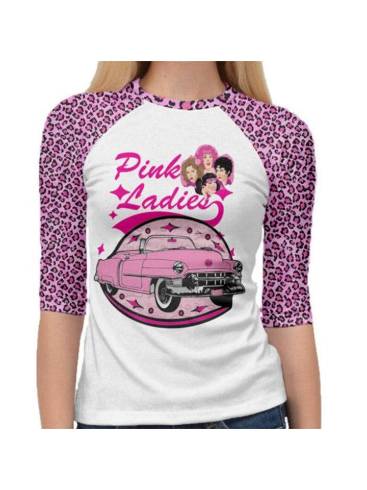 Pink Ladies 3/4 Raglan Tshirt