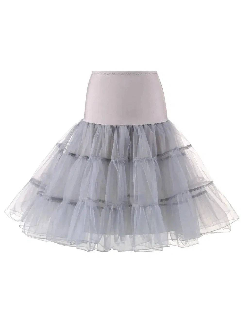 Petticoat Silver Grey - Poison Arrow Retro