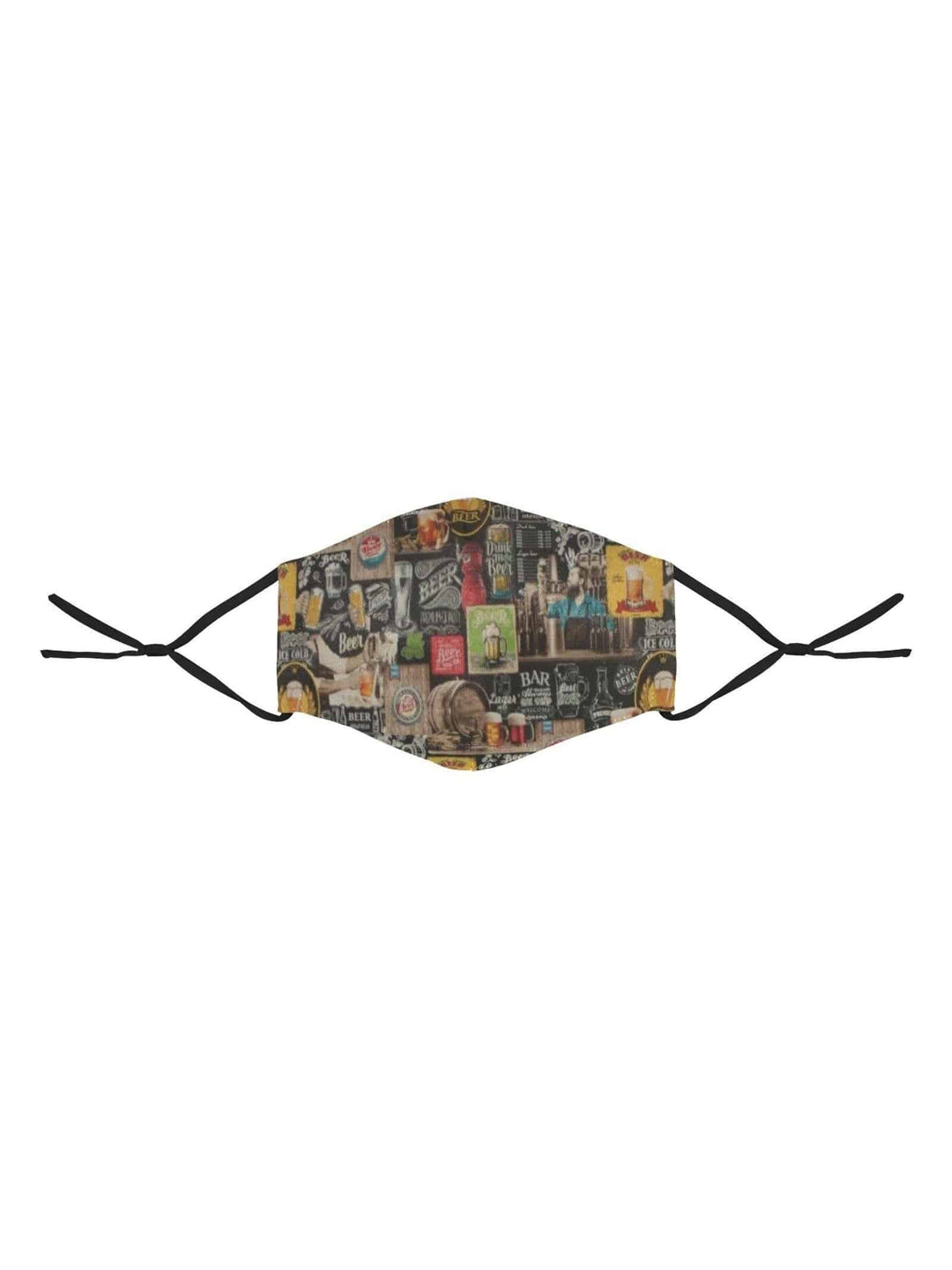 REUSABLE FACE MASKS WITH FILTERS - BEER - Poison Arrow Retro