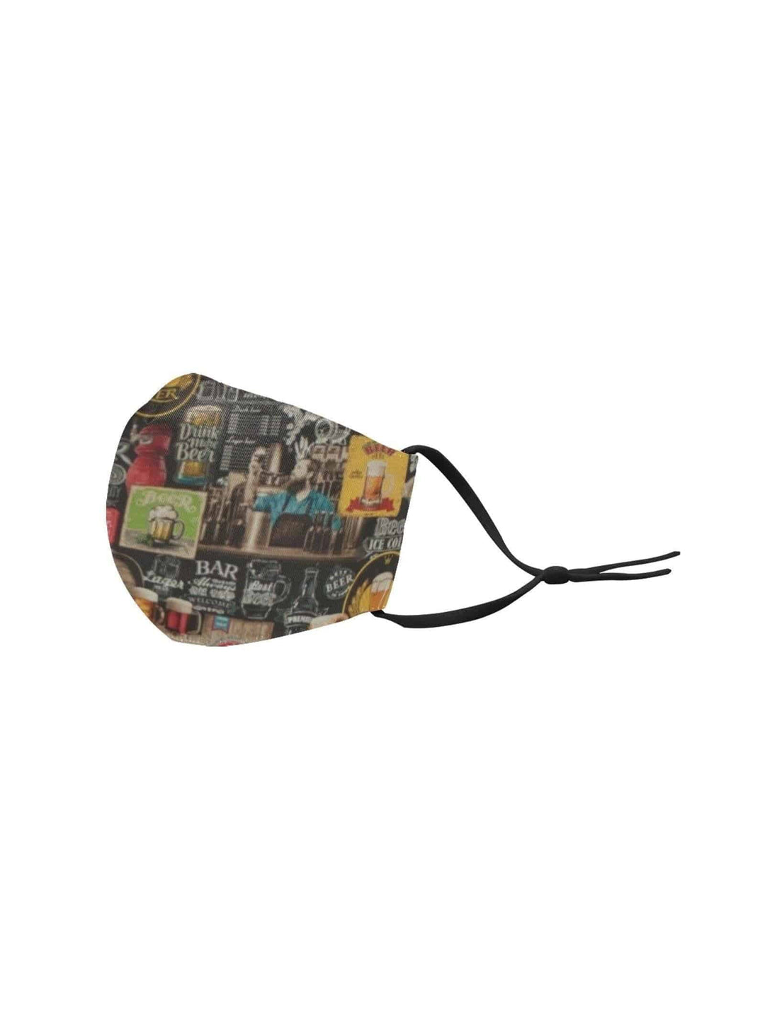 REUSABLE FACE MASKS WITH FILTERS - BEER - Poison Arrow Retro