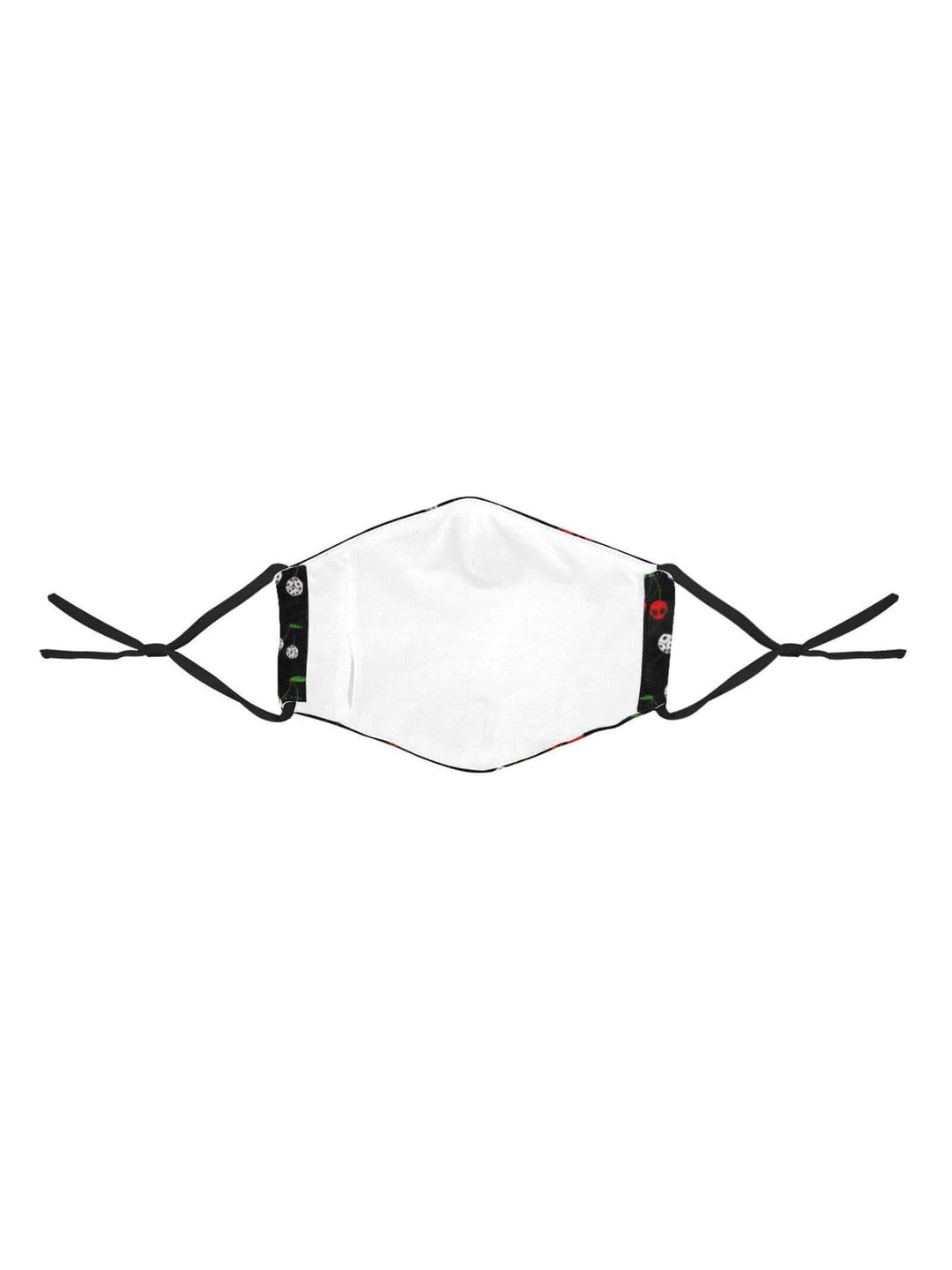 REUSABLE FACE MASKS WITH FILTERS - CHERRY SKULLS & DICE - Poison Arrow Retro