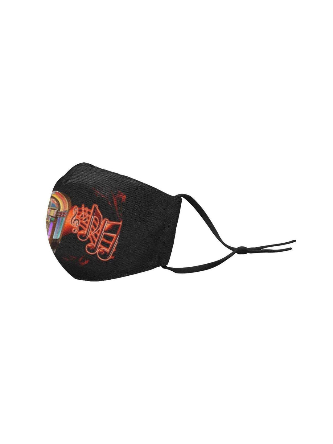 REUSABLE FACE MASKS WITH FILTERS - NEON JUKEBOX - Poison Arrow Retro