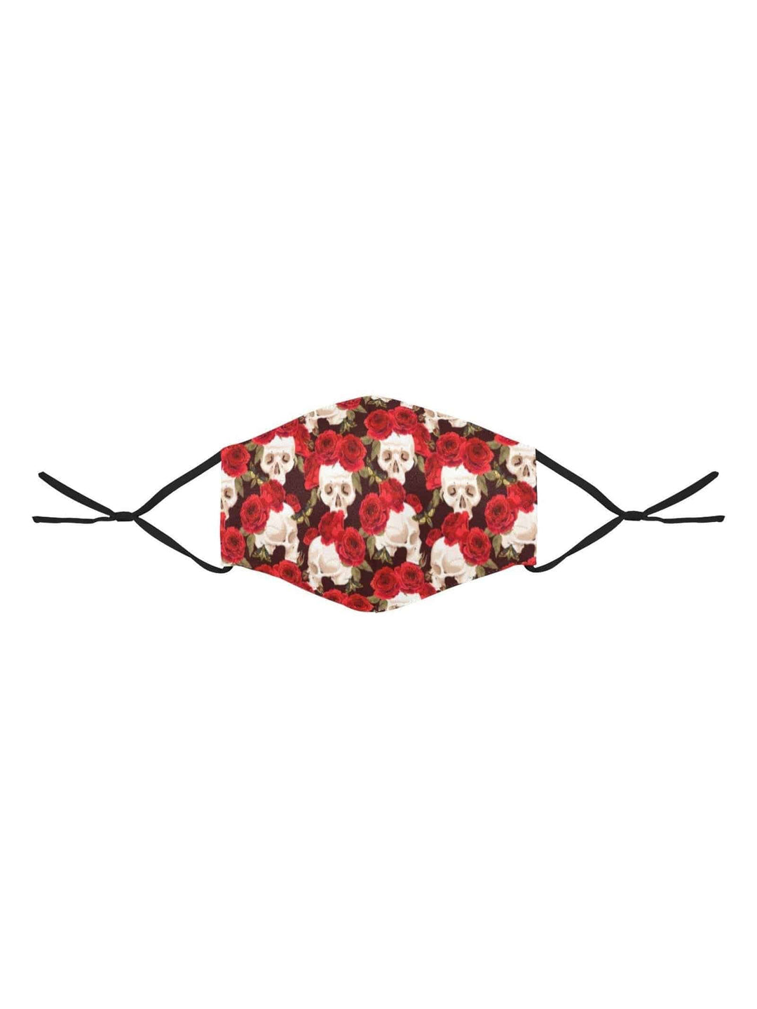 REUSABLE FACE MASKS WITH FILTERS - SKULLS AND ROSES - Poison Arrow Retro