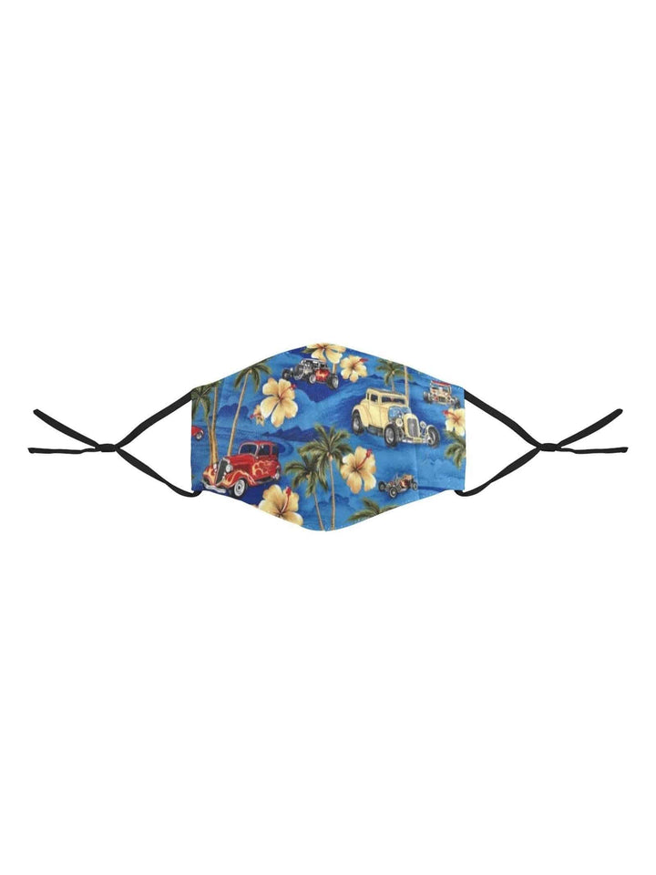 REUSABLE FACE MASKS WITH FILTERS - TROPICAL RODS - Poison Arrow Retro