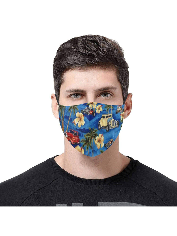 REUSABLE FACE MASKS WITH FILTERS - TROPICAL RODS - Poison Arrow Retro