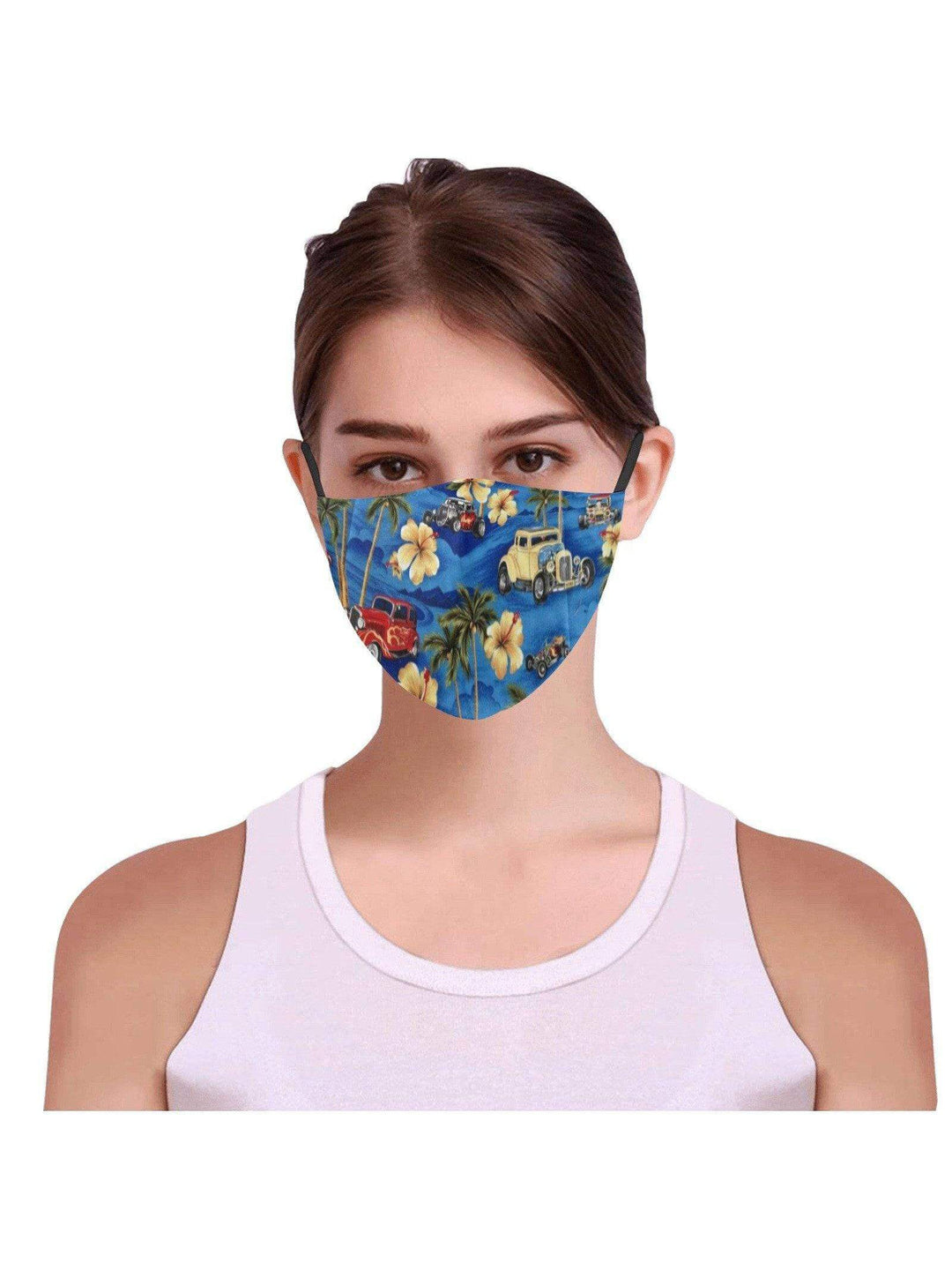 REUSABLE FACE MASKS WITH FILTERS - TROPICAL RODS - Poison Arrow Retro