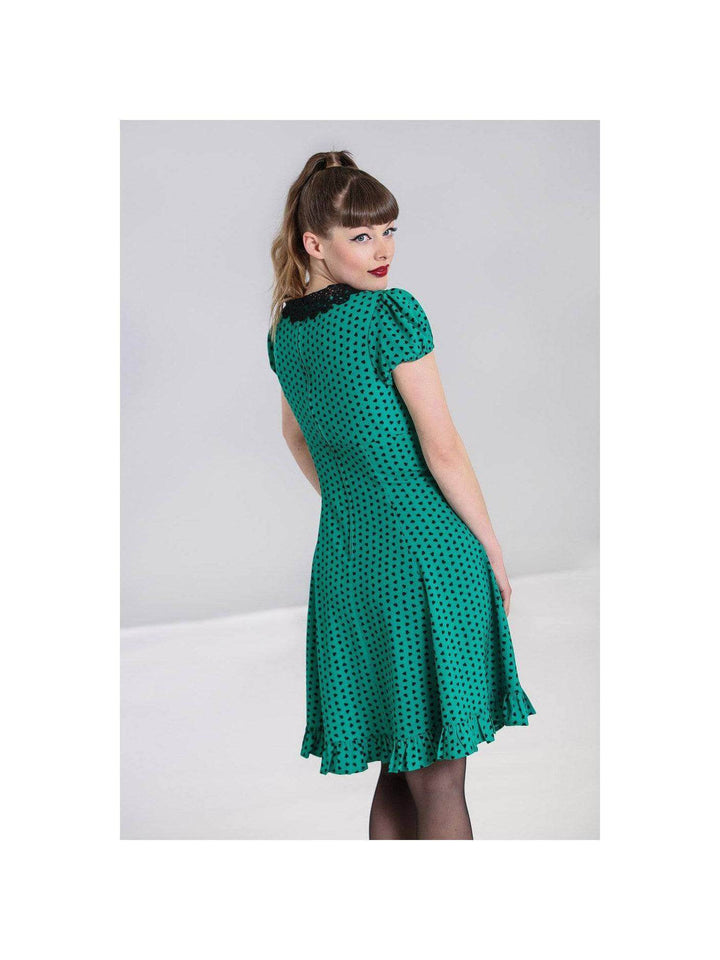 Hell Bunny Paradisum Mini Dress - Poison Arrow Retro