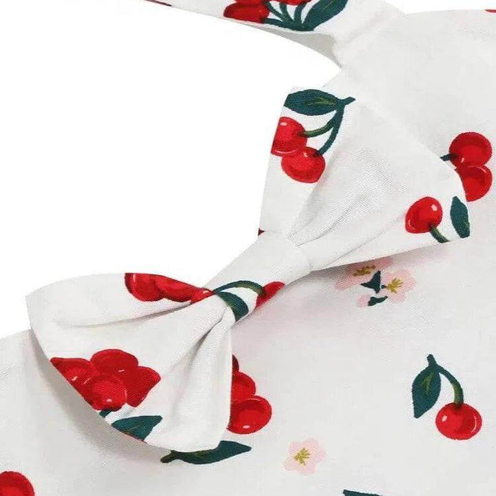 Girls Cherry Halter Rockabilly Dress - Poison Arrow Retro