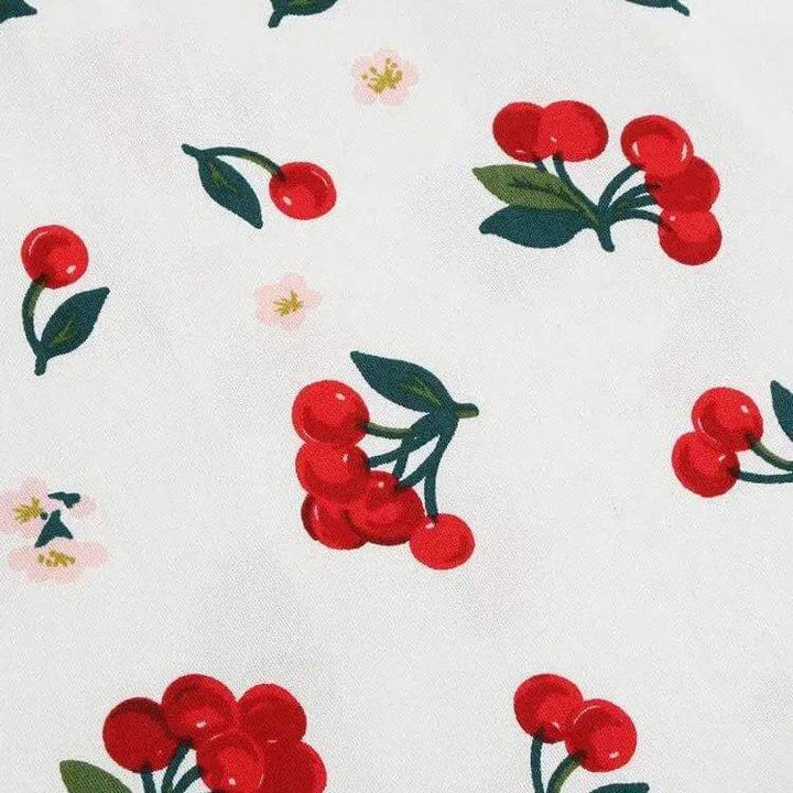 Girls Cherry Halter Rockabilly Dress - Poison Arrow Retro