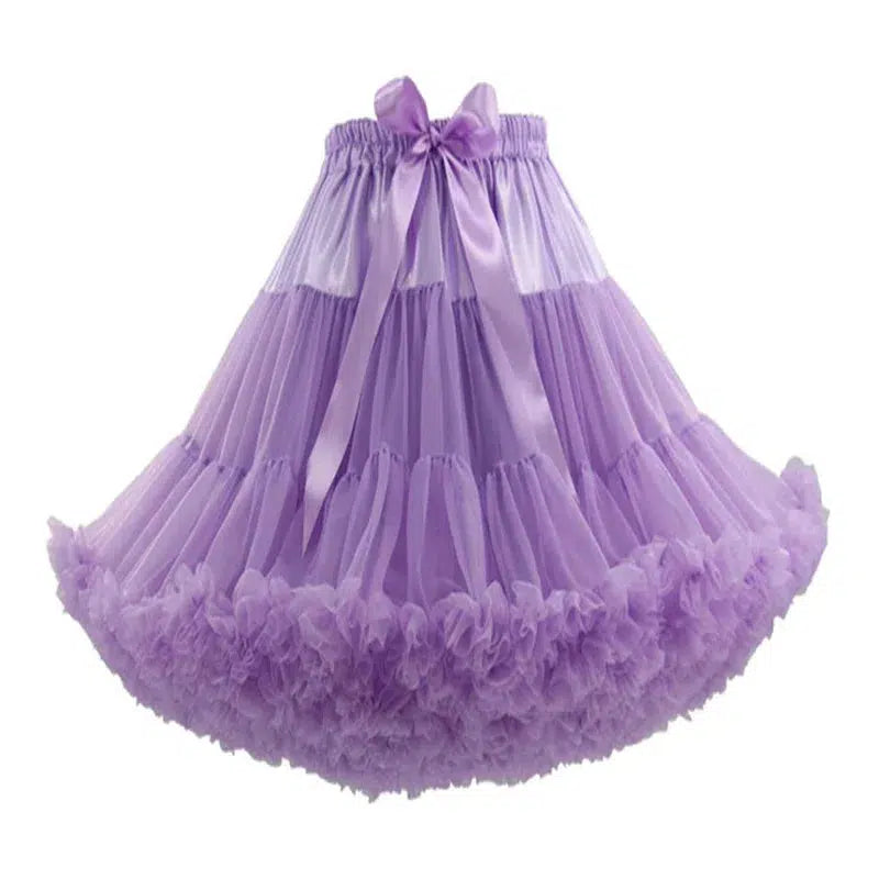 Purple Fluffy Petticoat 55cm