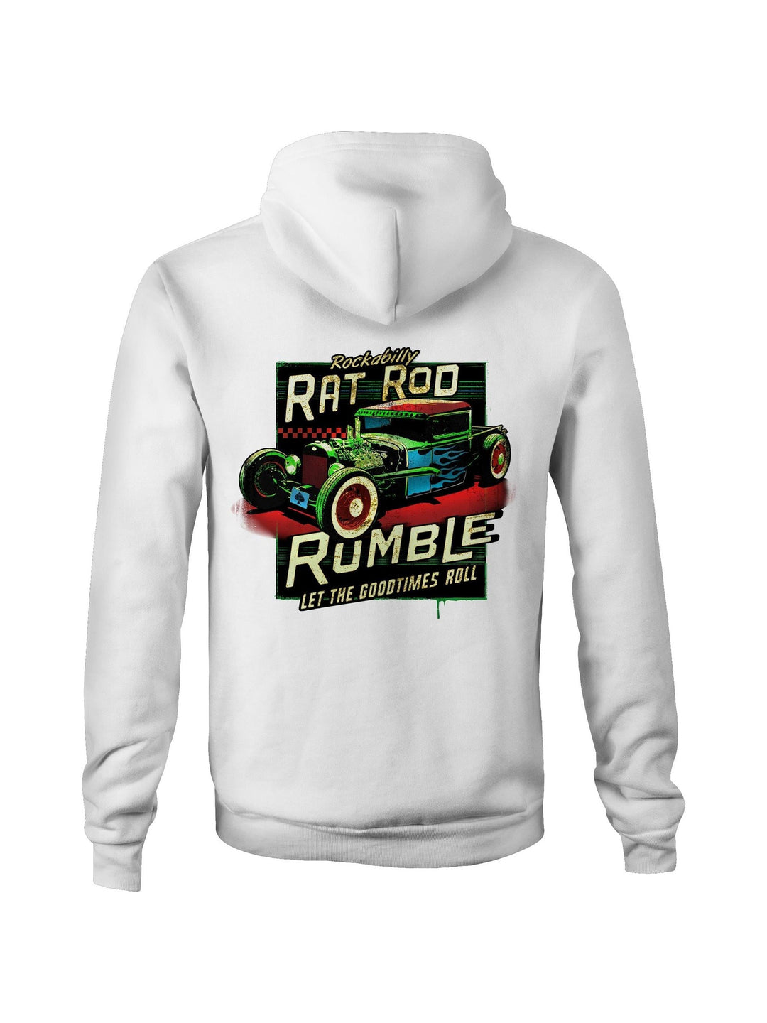 Rat Rod Rumble - Unisex Fleecy Hoodie
