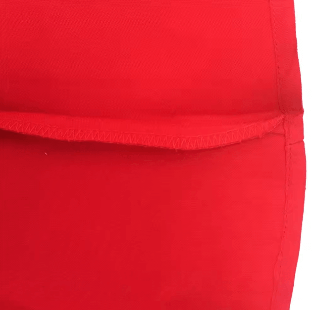 Red Cotton Full Circle Skirt - Poison Arrow Retro