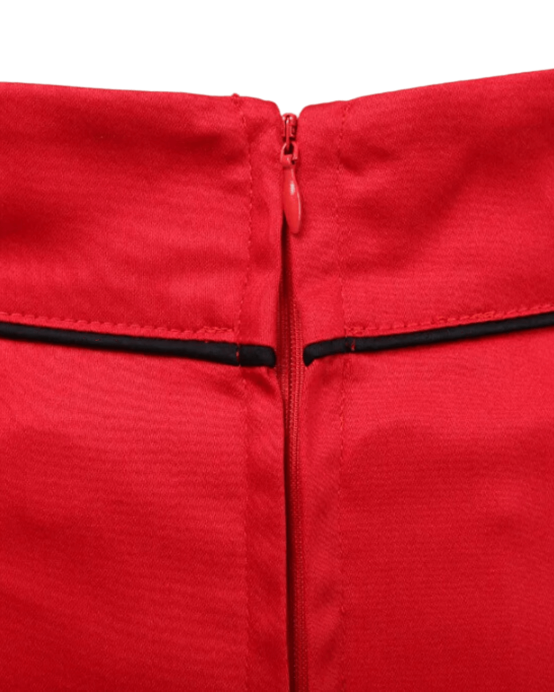 Red Pencil Skirt - Poison Arrow Retro