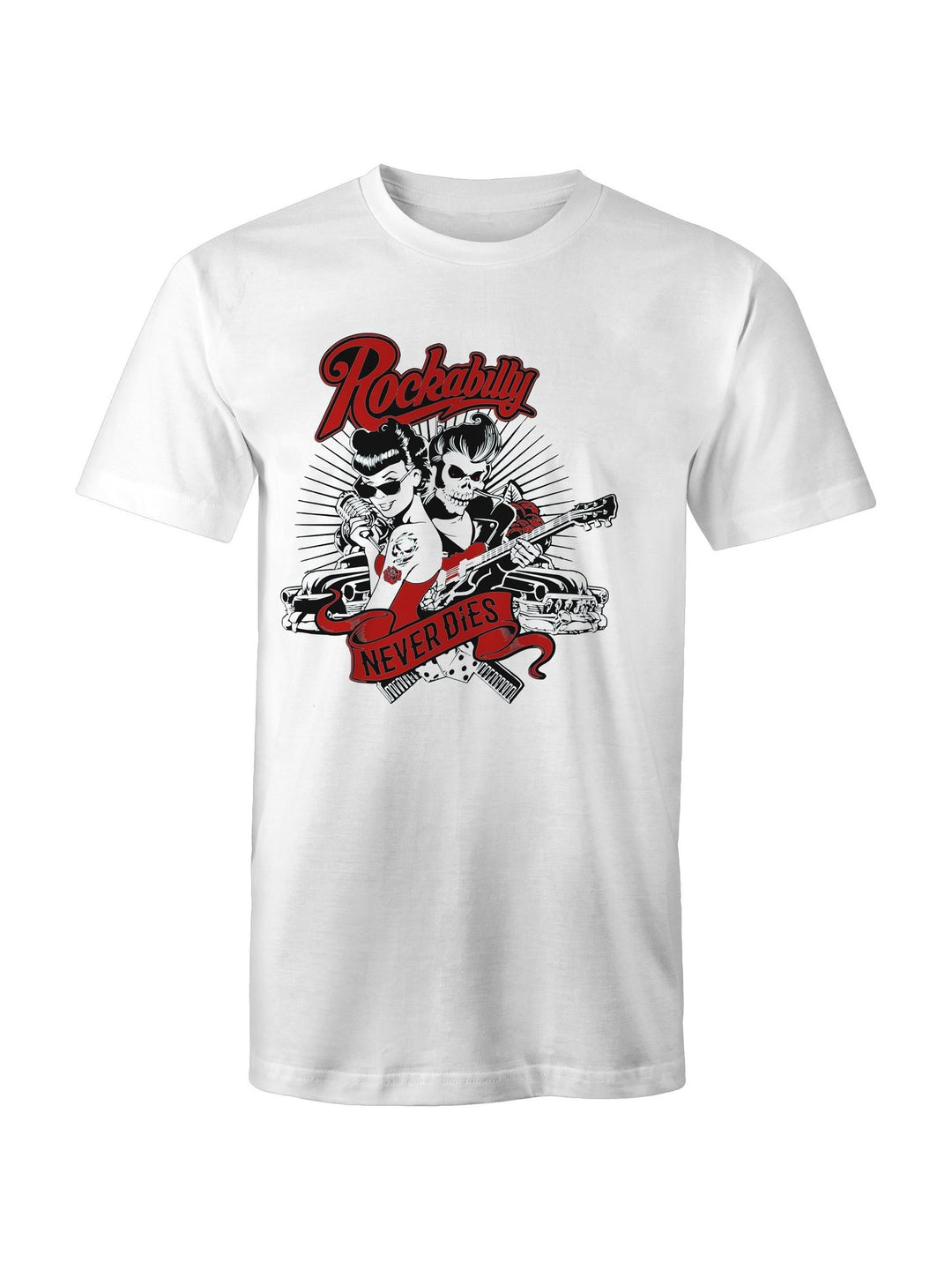 Rockabilly Never Dies - Mens T-Shirt