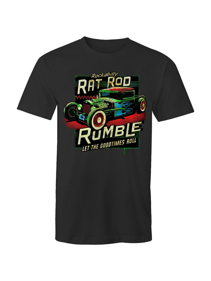 Rockabilly Rat Rod Rumble - Mens T-Shirt