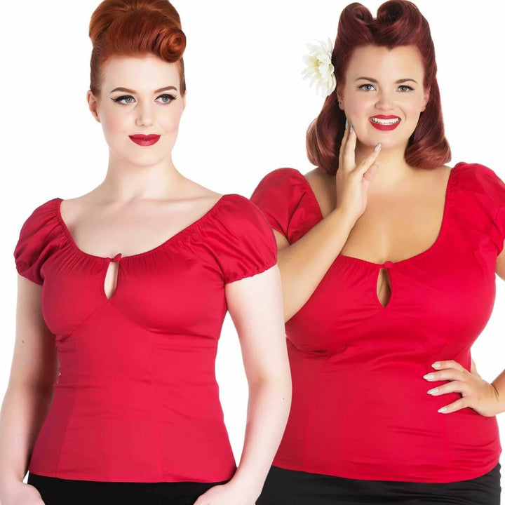 HELL BUNNY MELISSA TOP
