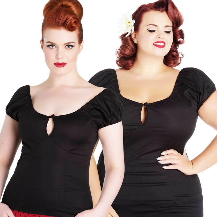 HELL BUNNY MELISSA TOP