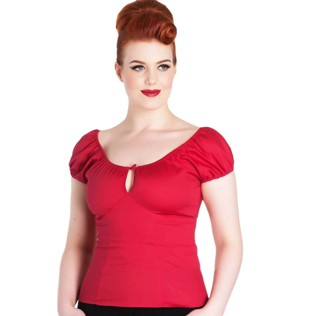 HELL BUNNY MELISSA TOP
