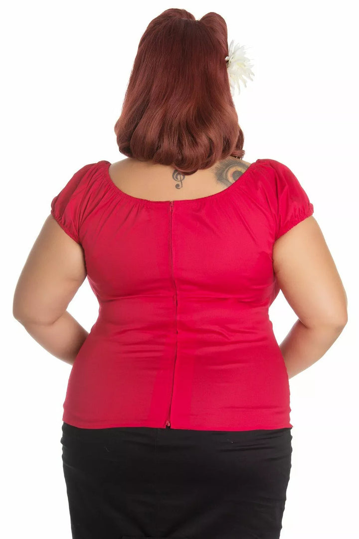 HELL BUNNY MELISSA TOP