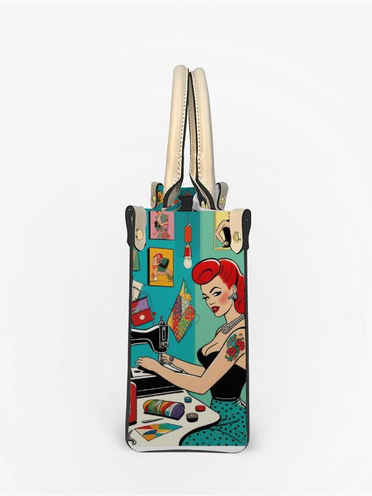 Sewing Scarlett Retro Art Handbag