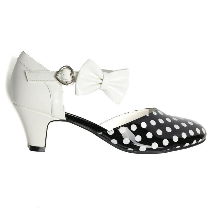 SugarPOP Spotted – stylish Mary Jane shoes with polka dots and a chic kitten heel.