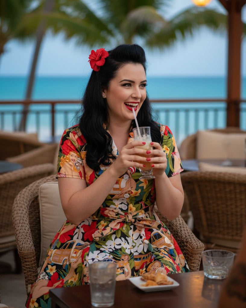 Tropical Pinups Vintage Swing Dress