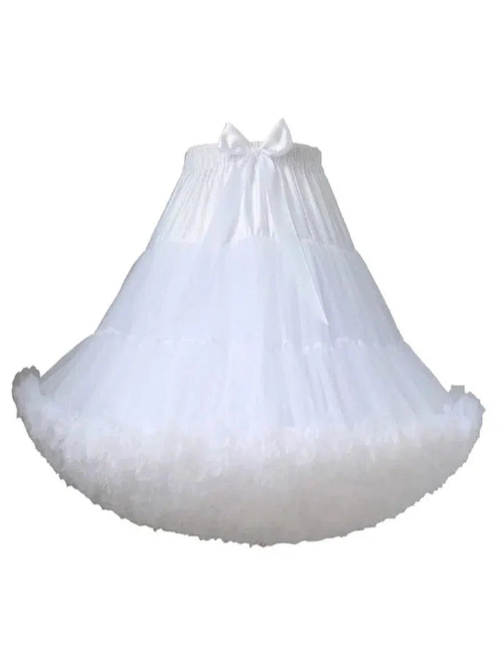 White Fluffy Petticoat 55cm
