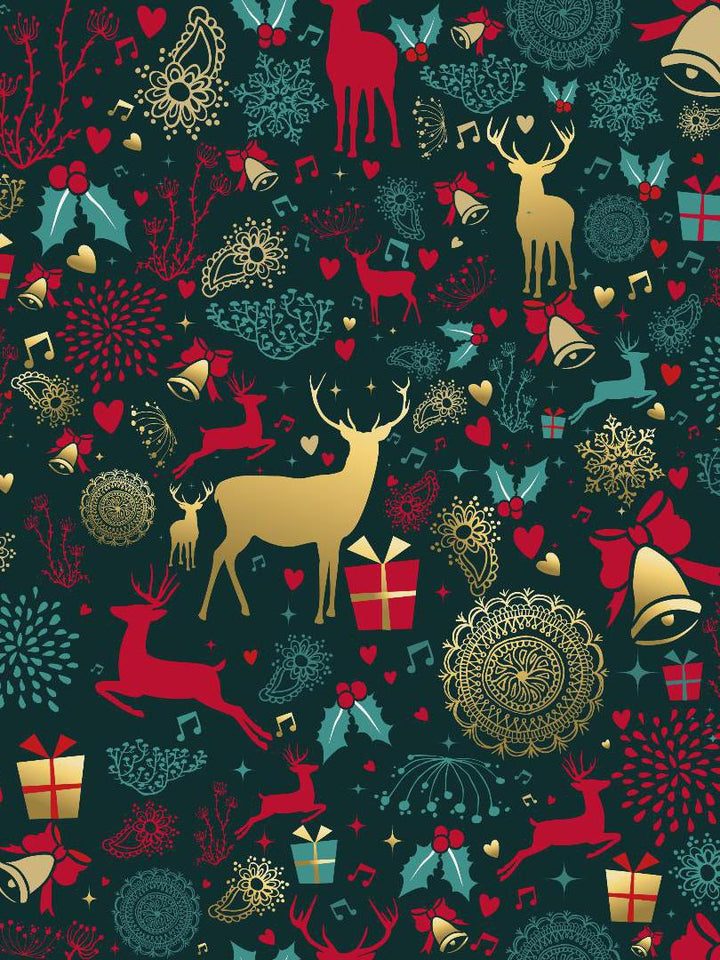 Christmas Reindeer Midi Skirt