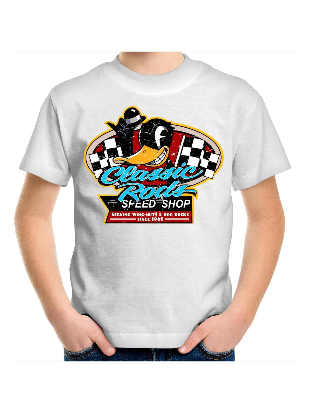 CLASSIC RODS Kids Youth Crew T-Shirt