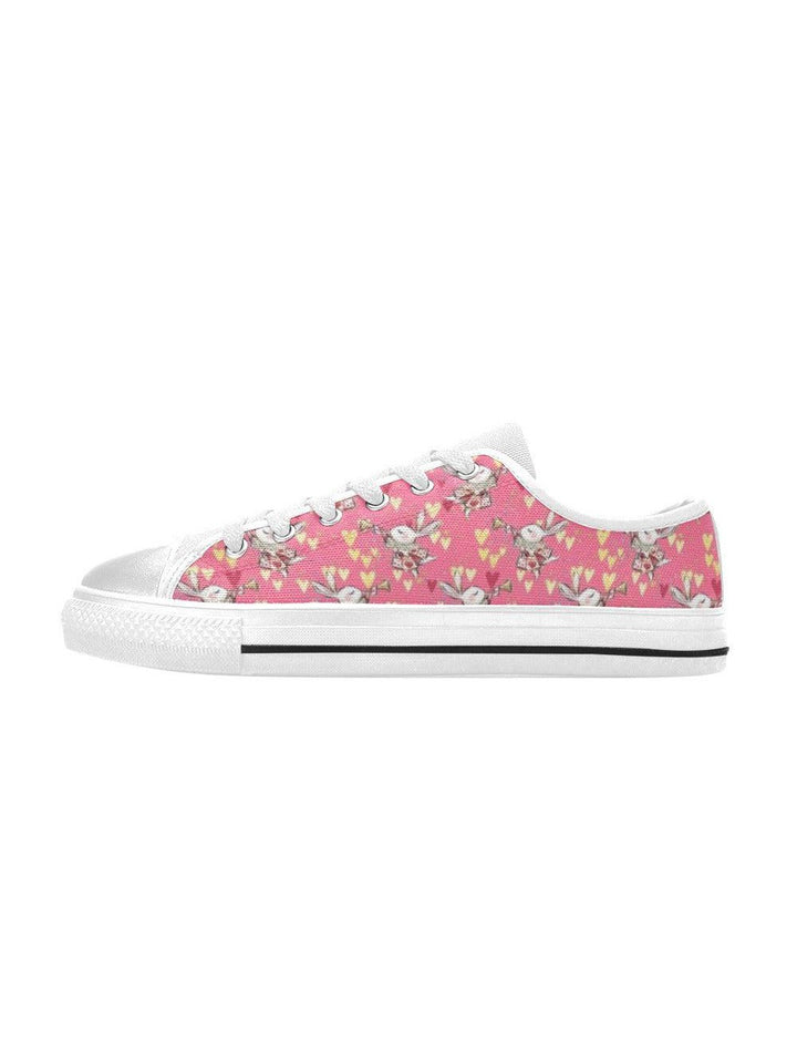 Down the Rabbit Hole Kid's Canvas Sneakers