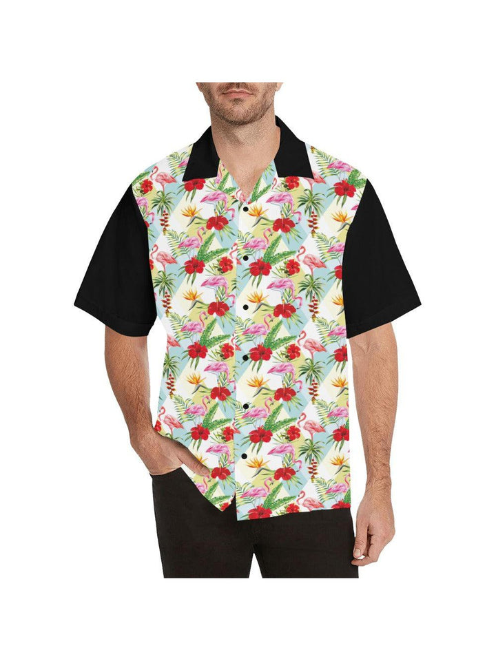 Flamingos Button Up Shirt