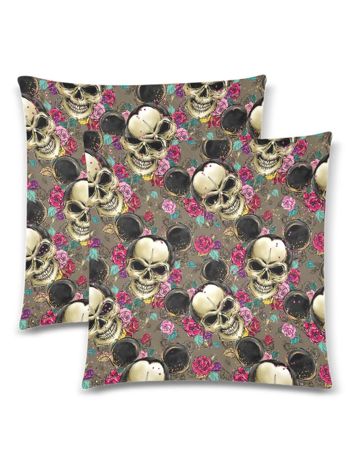 Manic Mice Throw Pillow Cover 18"x 18" (Twin Sides) (Set of 2)