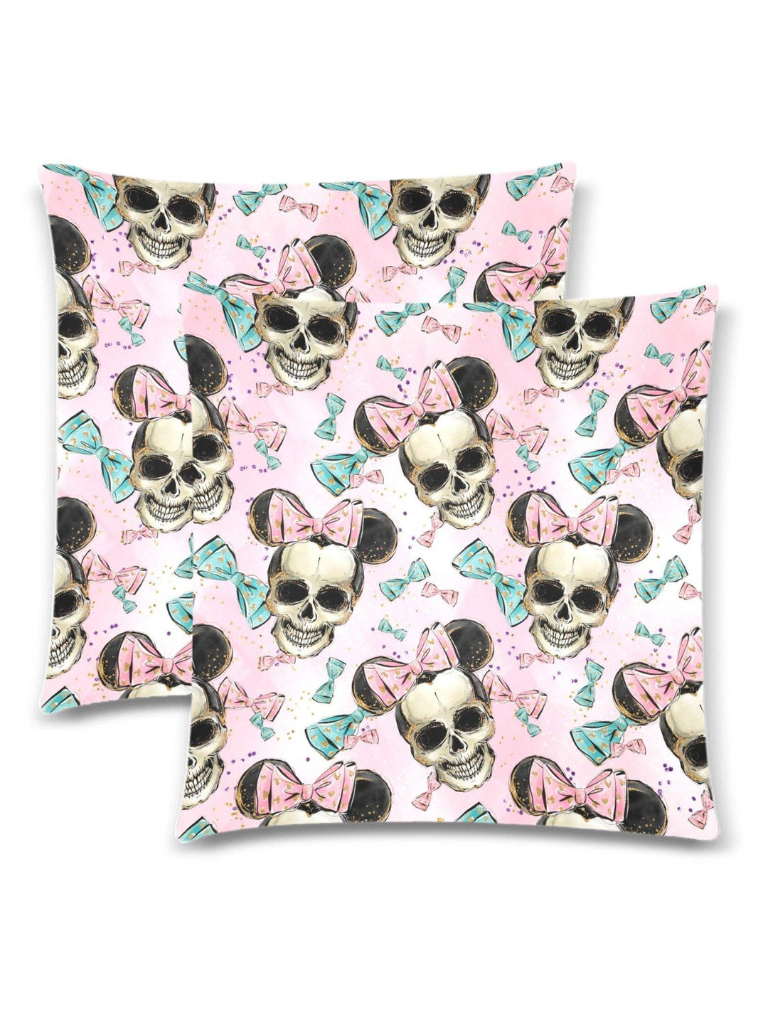 Manic Mice Throw Pillow Cover 18"x 18" (Twin Sides) (Set of 2)