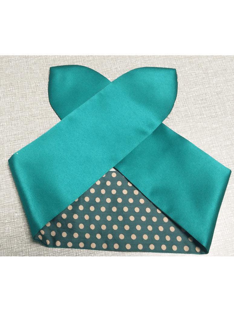 TEAL APPEAL WIRED ROCKABILLY HAIR TIE