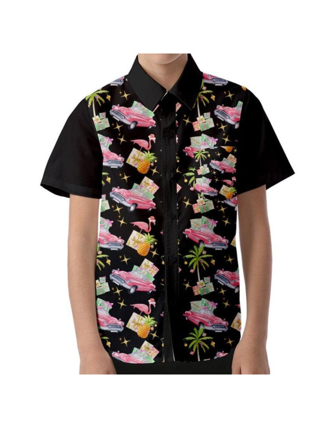 Tropical Christmas Kids' Unisex Short Sleeve Shirt
