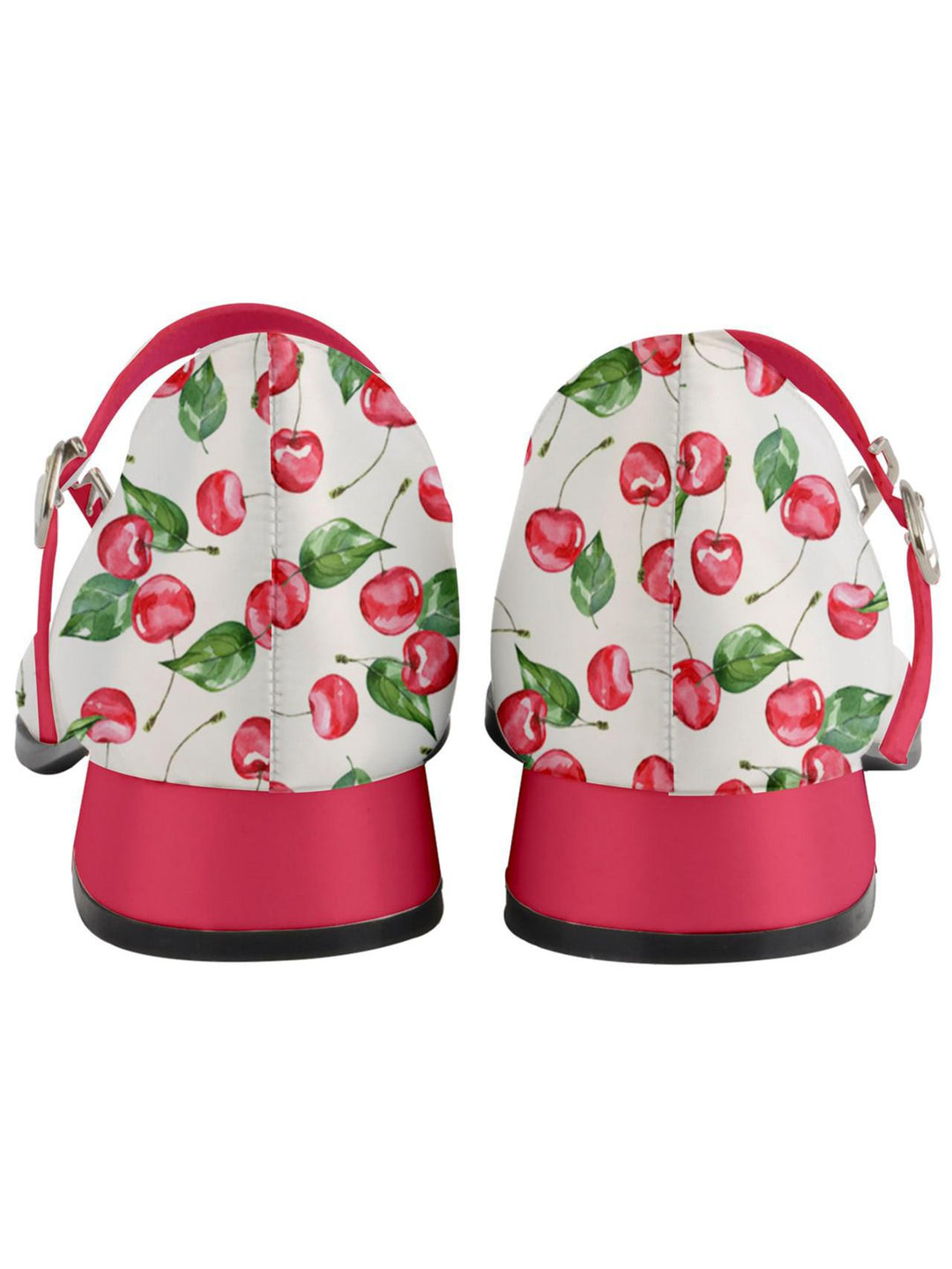 Watercolour Cherries Women's Mary Jane Shoes