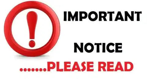 Important Notice